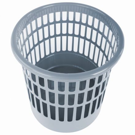Корзина для бумаг STAFF "Basic" сетчатая, 9,5 л, серая, 237916