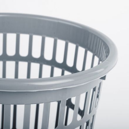 Корзина для бумаг STAFF "Basic" сетчатая, 9,5 л, серая, 237916