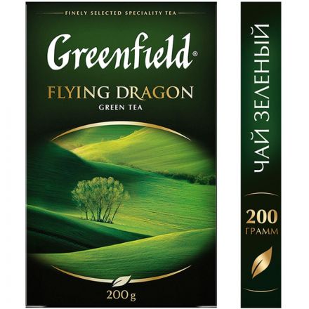 Чай зеленый листовой Greenfield Flying Dragon, 200гр