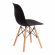 Стул Tetchair CINDY (EAMES) (mod. 1801) дерево бук/металл/сиденье пластик, 45x51x82 см, Black (черный)