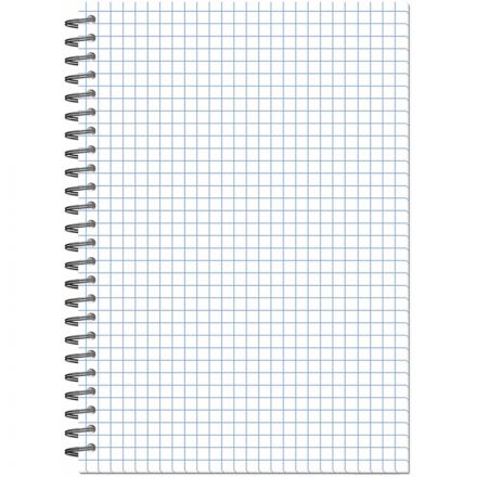 Бизнес-тетрадь Flakes blue обложка УФ лак, спираль, А5, 48л, клетка