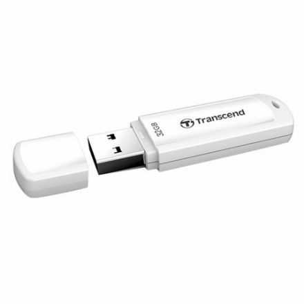 Флеш-диск 32 GB TRANSCEND JetFlash 730, USB 3.1, белый, TS32GJF730