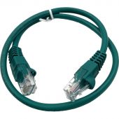 Патч-корд ExeGate UTP-RJ45-RJ45-5e-0,3M-GN, cat.5e, 0.3м, зел <EX258665RUS