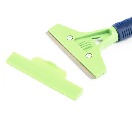 Скребок Сибртех лезвие 100мм пластиковая ручка 200мм 79529 Скребок Сибртех лезвие 100мм пластиковая ручка 200мм 79529