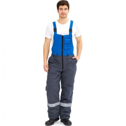 Костюм рабочий зимний з09-КПК с СОП антистат сер/син (р.56-58) 170-176 Костюм рабочий зимний з09-КПК с СОП антистат сер/син (р.56-58) 170-176