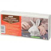 Пластилин Глобус скульптурный белый мягкий(500 грамм),ПЛС-07М Пластилин Глобус скульптурный белый мягкий(500 грамм),ПЛС-07М