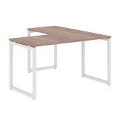 Стол угловой XQCT 1415 Дуб Сонома/Белый 1400х1500х750