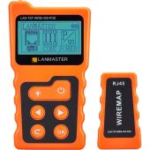 Тестер LANMASTER LAN-TST-WRM-400-POE с дисплеем, с опред. параметров POE