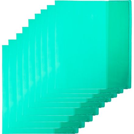 Набор обложек  для дневн,тетр,А5,10шт,пвх,цветные,100мкм,210х350