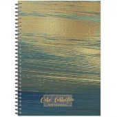 Бизнес-тетрадь А4 96л AttacheSelection Gold Collection клет,спир,карт,голуб Бизнес-тетрадь А4 96л AttacheSelection Gold Collection клет,спир,карт,голуб