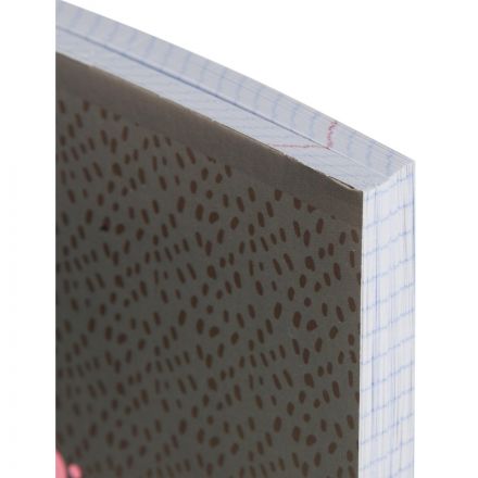 Тетрадь общая А5 96л №1School Panda,клет,скреп., ВД-лак