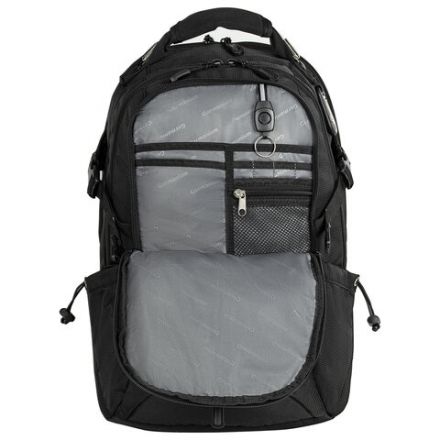 Рюкзак GERMANIUM "S-02" универсальный, с отделением для ноутбука, усиленная ручка, черный, 47х31х16 см, 226948