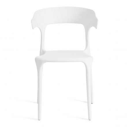 Стул TON (mod. PC33) пластик, 48 x 48 x 74 см, белый (White C0057)
