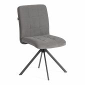 Стул обеденный Medeo поворотный механизм 360, велюр, серый, 29