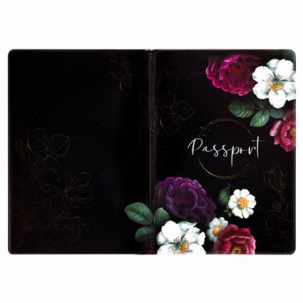 Обложка для паспорта "Cool Mix 2", 10 дизайнов ассорти, цветной принт, ПВХ, STAFF, 238859