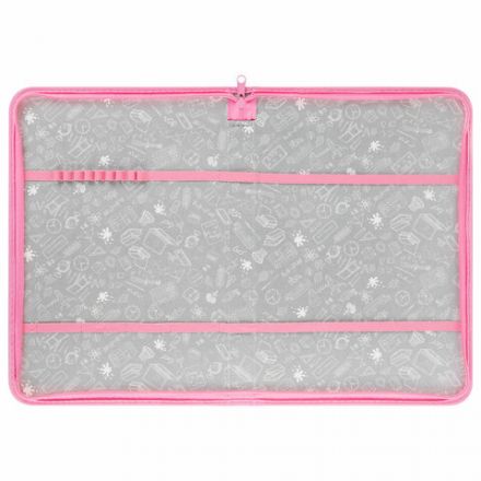 Папка на молнии BRAUBERG А4 с ручкой, с органайзером, 1 отделение, "Paw prints", 273383