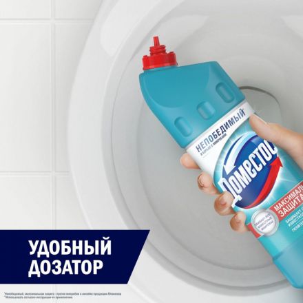 Средство для сантехники DOMESTOS универсальное Свежесть Атлантики 1л