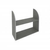 Riva Полка навесная А.ПНС-1 Металлик 770*280*683