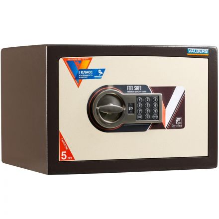 Сейф взломостойкий Valberg ASK Карат-30 EL коричневый/бежевый (электронный замок)