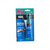 Герметик силиконовый универсальный Akfix 100E, позрачный, 50 мл. (SA111)