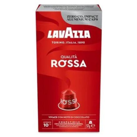 Кофе в капсулах LAVAZZA "Qualita Rossa" для кофемашин Nespresso, 10 порций