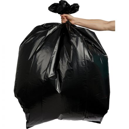 Мешки для мусора на 360 литров Концепция Быта черные (60 мкм, в рулоне 10 штук, 110х140 см)