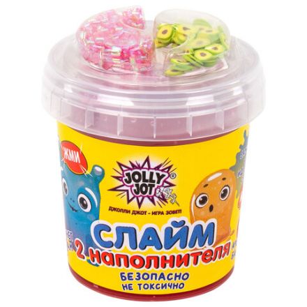Слайм (лизун) с наполнителями МИКС, 140 г, ассорти 6 видов, JOLLY JOT (ДЖОЛЛИ ДЖОТ), 665950 Слайм (лизун) с наполнителями МИКС, 140 г, ассорти 6 видов, JOLLY JOT (ДЖОЛЛИ ДЖОТ), 665950