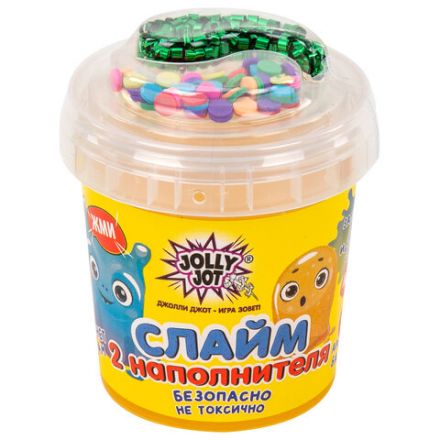 Слайм (лизун) с наполнителями МИКС, 140 г, ассорти 6 видов, JOLLY JOT (ДЖОЛЛИ ДЖОТ), 665950 Слайм (лизун) с наполнителями МИКС, 140 г, ассорти 6 видов, JOLLY JOT (ДЖОЛЛИ ДЖОТ), 665950