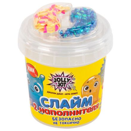 Слайм (лизун) с наполнителями МИКС, 140 г, ассорти 6 видов, JOLLY JOT (ДЖОЛЛИ ДЖОТ), 665950 Слайм (лизун) с наполнителями МИКС, 140 г, ассорти 6 видов, JOLLY JOT (ДЖОЛЛИ ДЖОТ), 665950