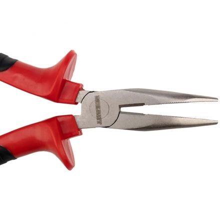 Тонкогубцы изогнутые 160мм никел., двухкомпонентные рукоятки REXANT 12-4620