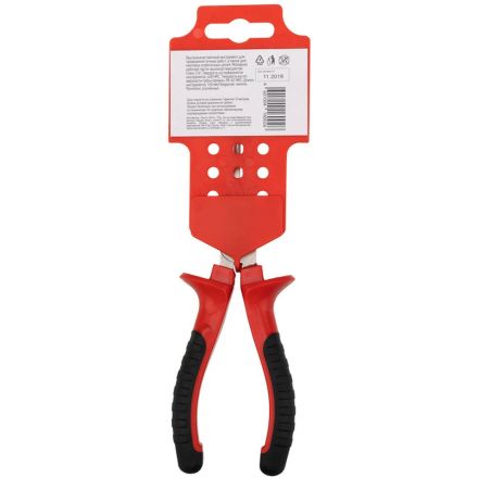 Тонкогубцы изогнутые 160мм никел., двухкомпонентные рукоятки REXANT 12-4620