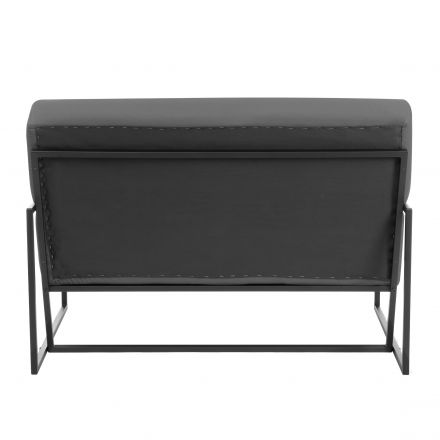 Диван Charli LUX/Чарли Люкс экокожа , Sharp Графит