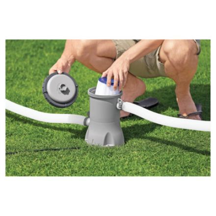 Картриджный фильтр-насос 2006 л/ч, картридж II, для бассейнов от 366 до 457 см, BESTWAY, 58383