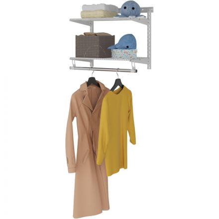 Комплект гардеробной cистемы ПРАКТИК Home Optima G120 белая