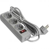 Сетевой фильтр ExeGate SP-3-1.8G 3р1.8м,  10А/2,2кВт,серый(EX221177RUS)