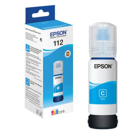 Чернила EPSON 112 (C13T06C24A) для СНПЧ EPSON L11160 /L15150 /L15160 /L6550/L6570, голубые, ОРИГИНАЛЬНЫЕ Чернила EPSON 112 (C13T06C24A) для СНПЧ EPSON L11160 /L15150 /L15160 /L6550/L6570, голубые, ОРИГИНАЛЬНЫЕ