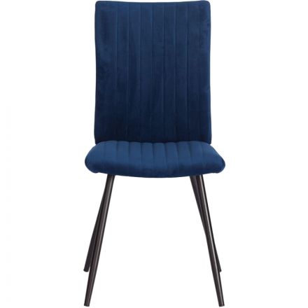 Стул Комус Мебель Fresno велюр, 50х55х93, Blue, (синий)