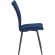 Стул Комус Мебель Fresno велюр, 50х55х93, Blue, (синий)