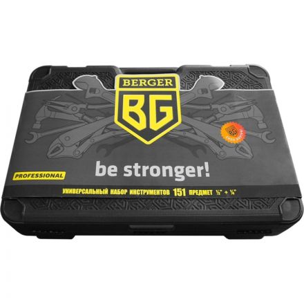 Набор инструмента 151 предмет BERGER BG151-1214