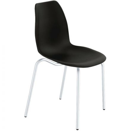 Стул обеденный SHT-ST29/S130 HD черный/хром лак 242051