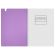 Тетрадь обложка пластик, А4 80 л., гребень мягкий, вырубка для ручки, клетка, BRAUBERG, сиреневый, 405374