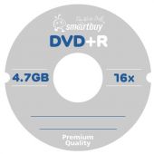 Диски DVD+R (плюс) SMARTBUY, 4,7 Гб, 16x, Cake Box (упаковка на шпиле), КОМПЛЕКТ 50 шт., SBDVPR50