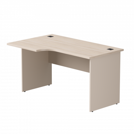 Стол эргономичный левый Everprof EVO опоры ЛДСП 1380х670(870)x755 мм Дуб Соната/Кашемир