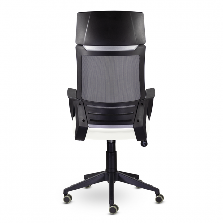 Кресло М-811 Альт/Alt blackPL Ср S-0402 (белый) Кресло М-811 Альт/Alt blackPL Ср S-0402 (белый)