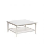 Leset Стол журнальный "Мира" (Стол журнальный 90х90), Белый