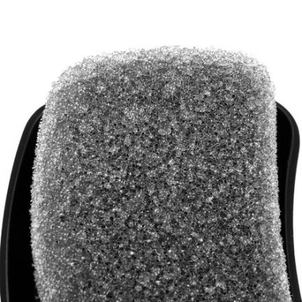 Губка-волна мини для обуви из гладкой кожи БЕСЦВЕТНАЯ, компактный размер, SHEGRA (ШЕГРА), 700775