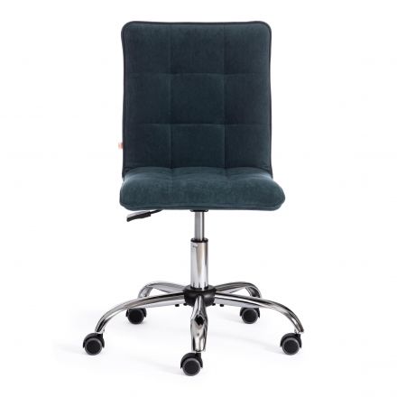 Кресло ZERO велюр Clermon, малахит, 089