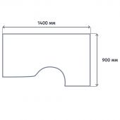 Стол эргономичный ST_Комфорт Правый дуб шамони светлый К.122 ДШ Стол эргономичный ST_Комфорт Правый дуб шамони светлый К.122 ДШ