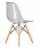 Стул обеденный DOBRIN DSW CASPER, ножки светлый бук, цвет прозрачный
