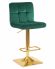 Стул барный DOBRIN GOLDIE, зеленый велюр (MJ9-88)
